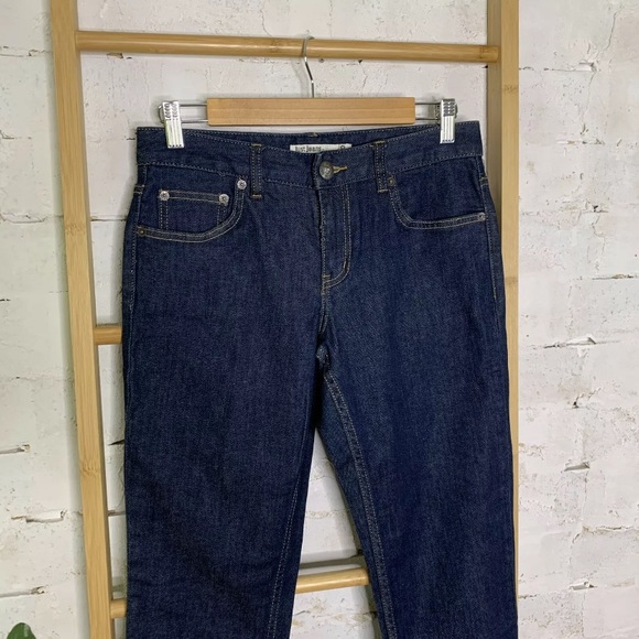 ⭐️ S O L D Just Jeans 1970 Women's Size 9 / S Mid Rise Straight Leg Dark Wash - Picture 4 of 5